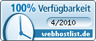 Webhostlist 100% Verfügbarkeit